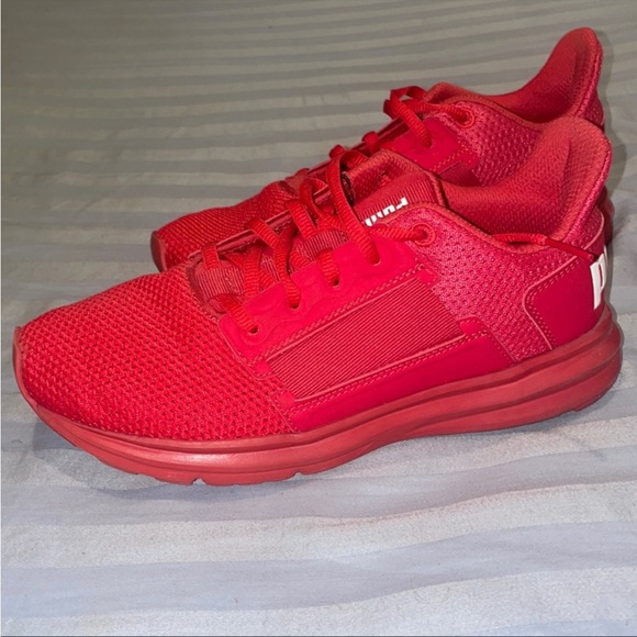 Red Puma Soft Foam Sneakers - Picture 2 of 6